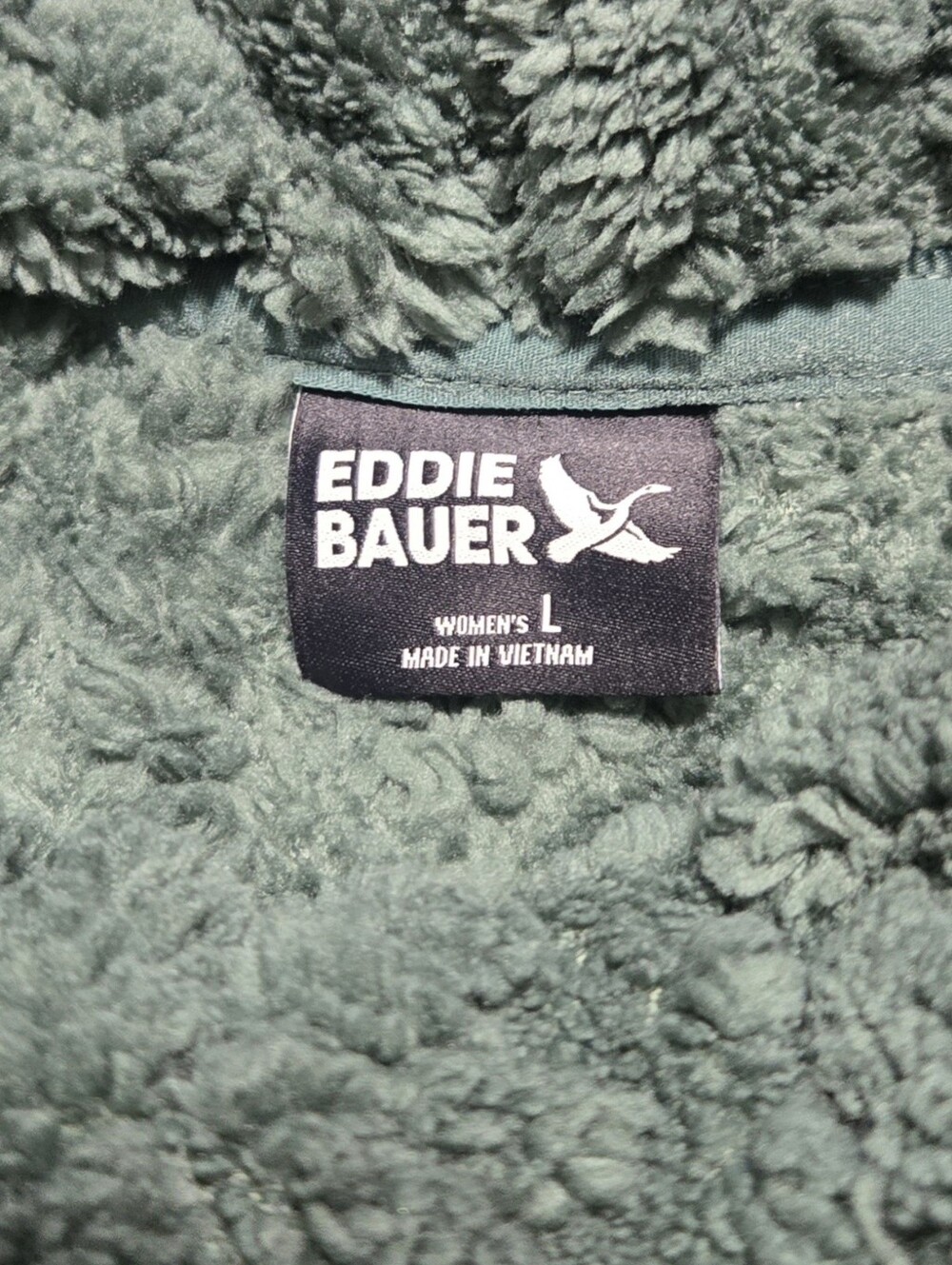 Eddie Bauer Plush Cable Mock Neck Sweater Women's Size Large Cozy Comfy Soft - Picture 5 of 6